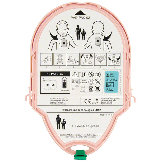 Cardio Choc Pedi-Pak Child Replacement Electrodes and Battery Cartridge