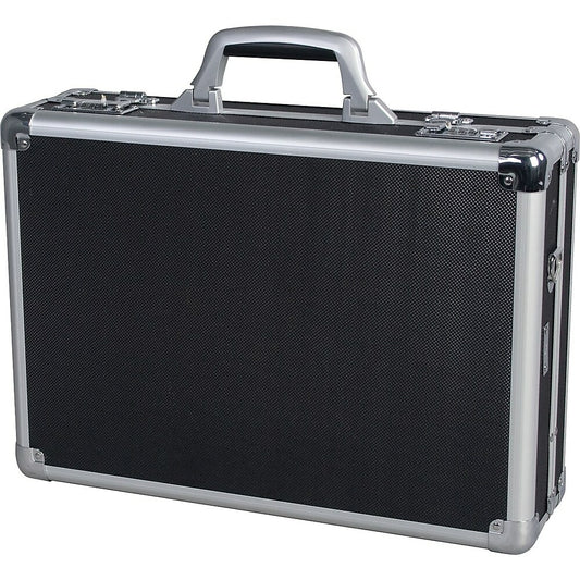 Mallette Nextech 17" en ABS, noire et argentée