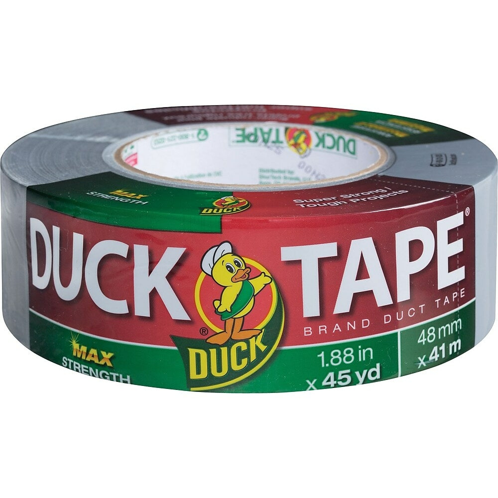 Ruban adhésif Duck Tape, 1,88 po x 45 m, gris de qualité industrielle