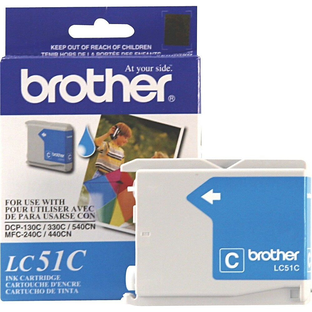 Cartouche d'encre cyan Brother LC51 (LC51CS)