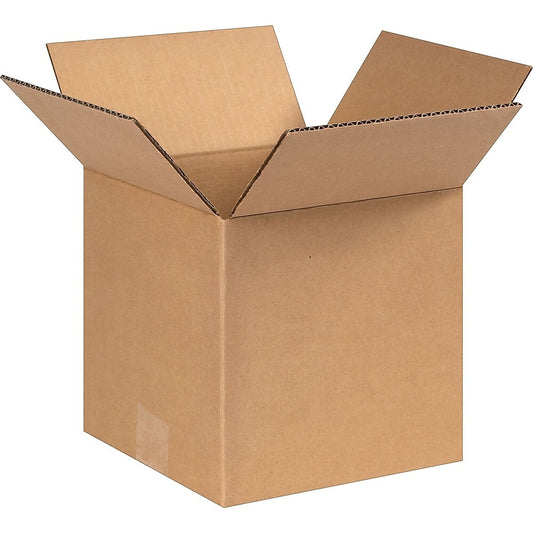 Staples Corrugated Shipping Box - 8" L x 8" W x 8" H - Kraft - 25 Pack