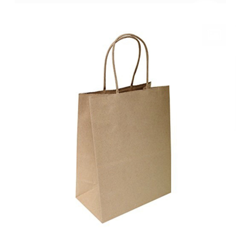 Eco-Packaging Paper Bag with Rope Handle - 200 Pack