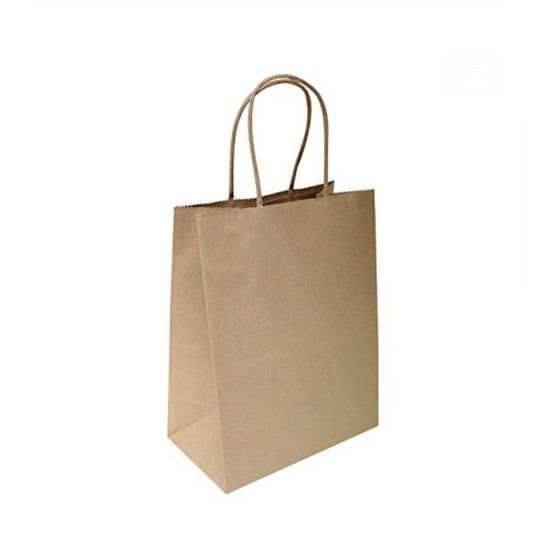 Eco-Packaging Paper Bag with Rope Handle - 200 Pack