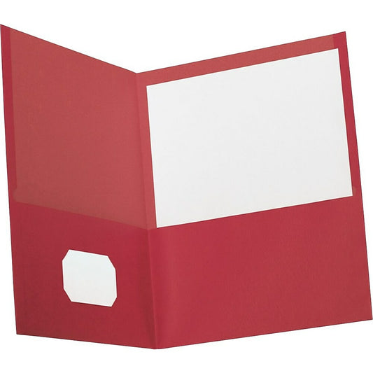Oxford Earth in Mind - Portfolio recyclé, rouge, paquet de 10