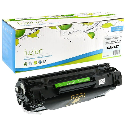 fuzion Canon 137 (9435B001) Compatible Toner Cartridge - Standard Yield - Black