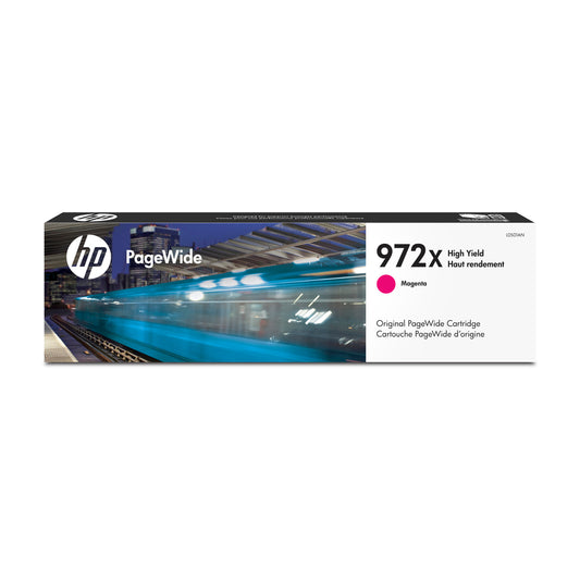 HP 972X Magenta High Yield Original PageWide Ink Cartridge (L0S01AN)