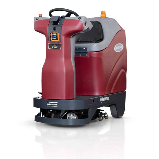 Minuteman Robo Scrub 20" Floor Scrubber - Red