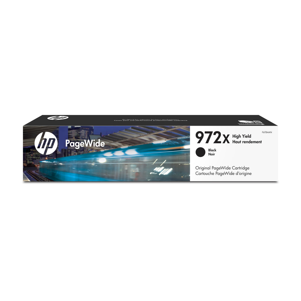 HP 972X Black High Yield Original PageWide Ink Cartridge (F6T84AN)