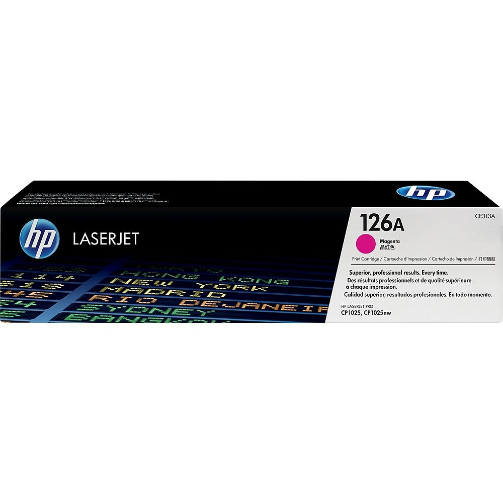 Cartouche de toner magenta d'origine HP 126A (CE313A) LaserJet