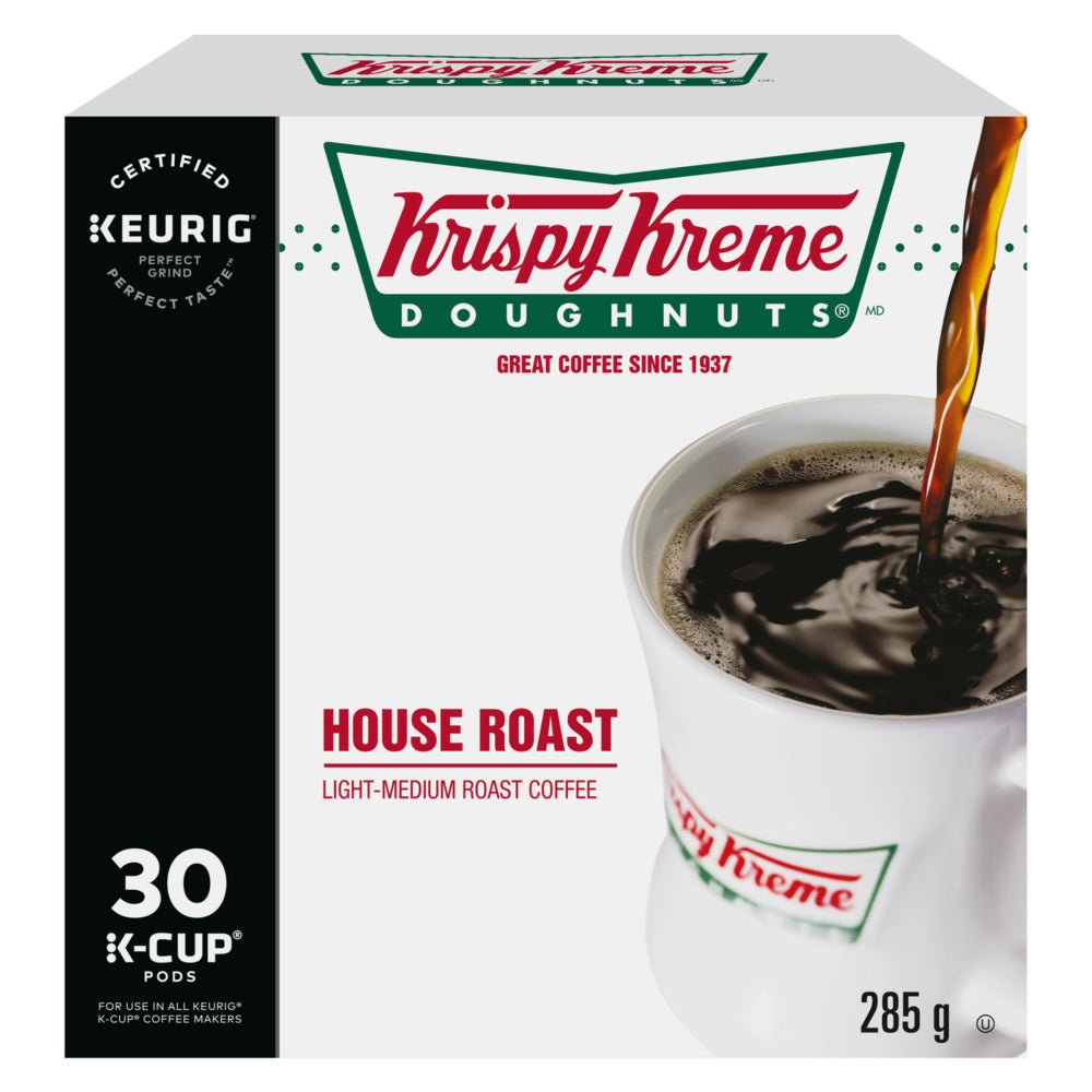 Krispy Kreme House Roast Coffee K-Cup Pods - 30 Pack