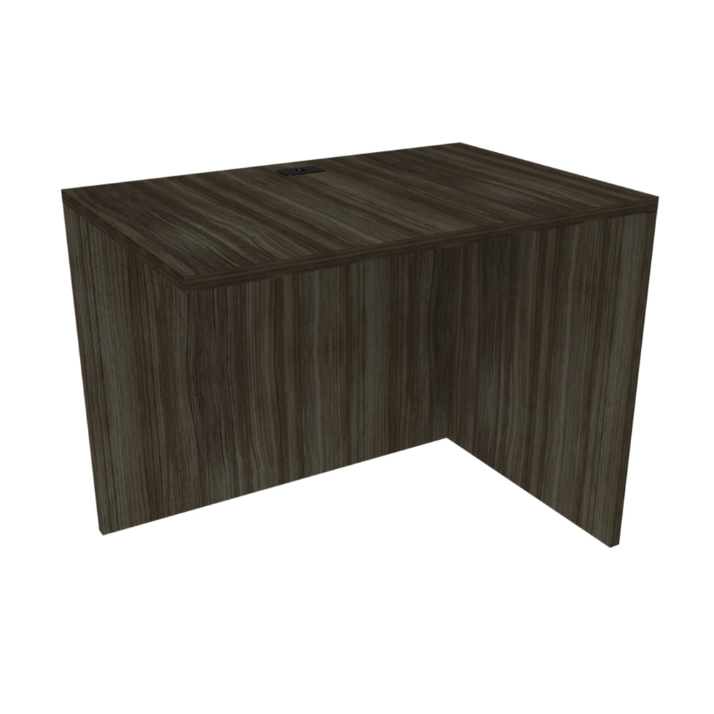 Chevalet/retour réversible en bois de cœur – Finition gris crépuscule (INV2436RSBRG)