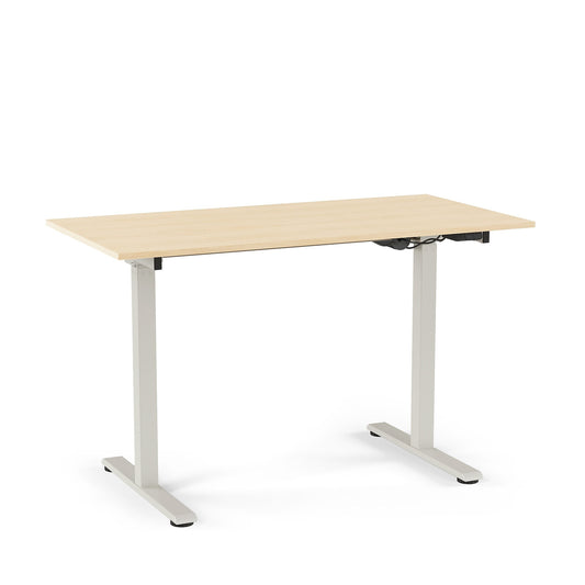 Union & Scale Essentials 29-48"H Adjustable Standing Desk - Beigewood