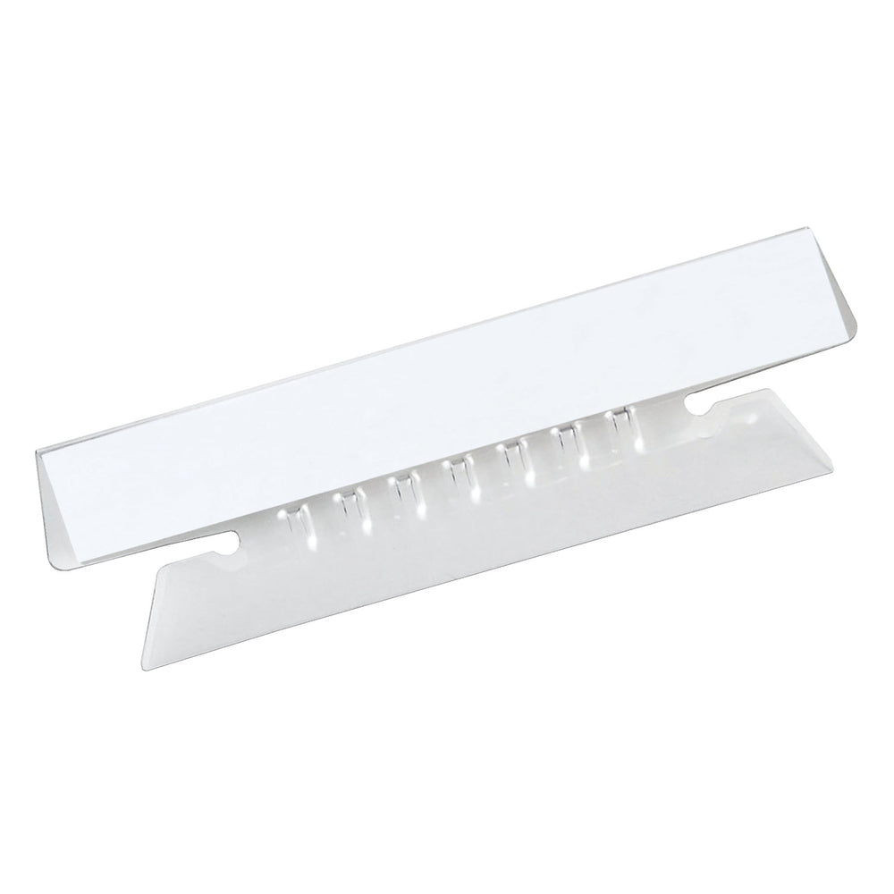 Onglets de dossier en plastique souple Pendaflex - 3-1/2" - Coupe 1/3 - Transparent - Paquet de 25