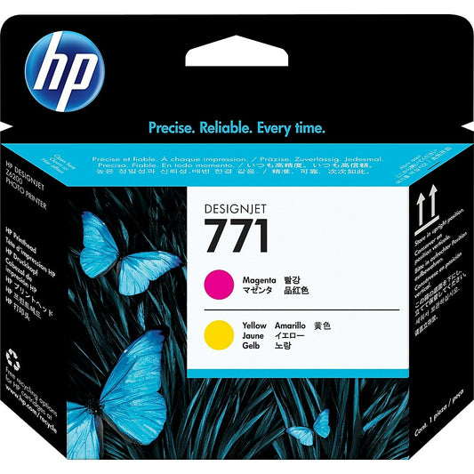 Tête d'impression HP 771 magenta et jaune (CE018A)