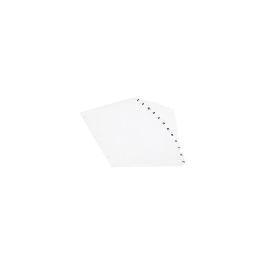 Oxford Pre-Printed Poly Index Tabs, Jan - Dec (Bilingual)