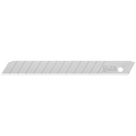 Lames de précision OLFA AB 9 mm - Argent - Paquet de 10