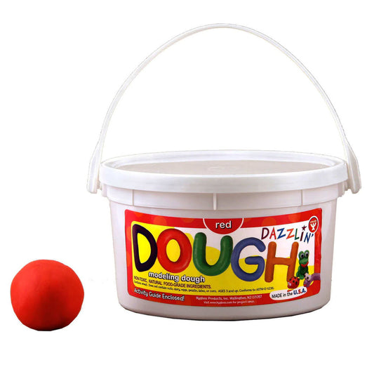Pâte à modeler rouge éblouissante Hygloss 1,3 kg (HYG48301)