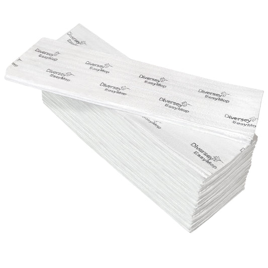 Diversey EasyMop Single-use Mop, 19.29" L x 11.42" W x 20.47" H - 10 Packs of 50