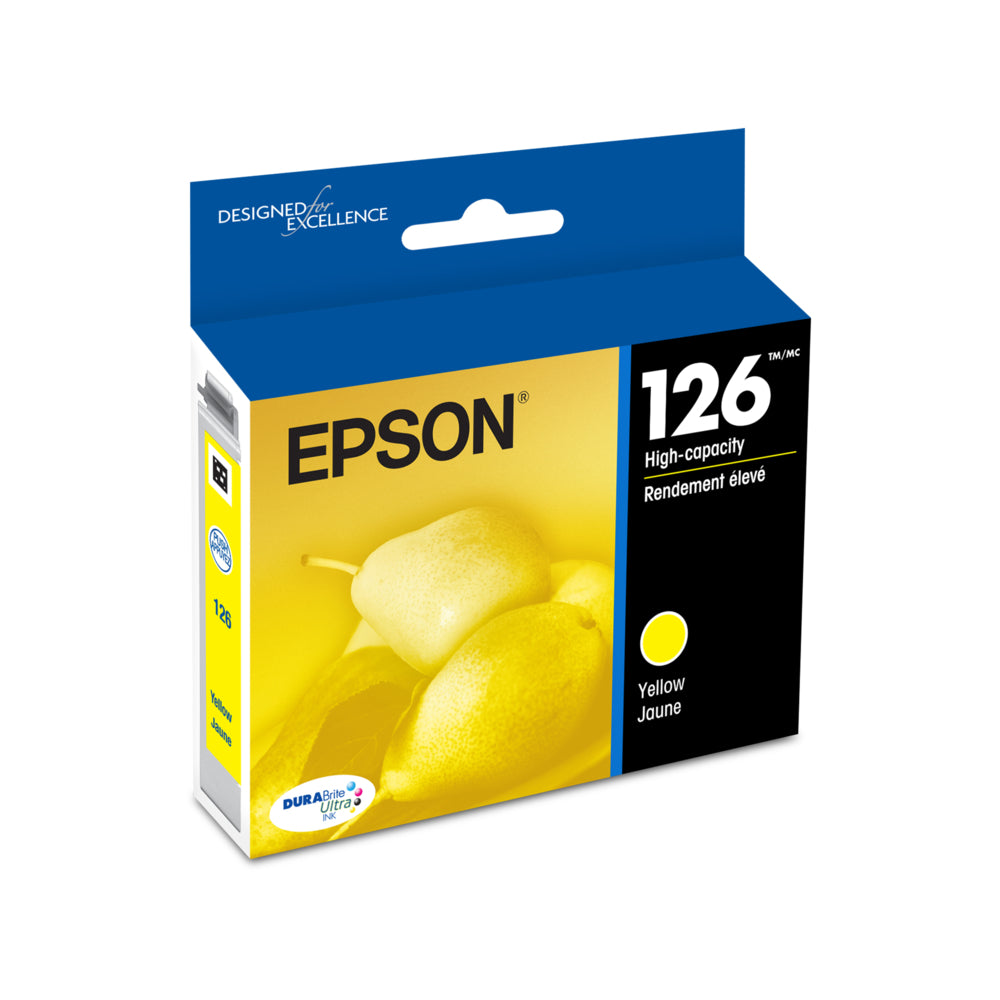 Epson T126 Ink Cartridge - Standard Capacity - Yellow