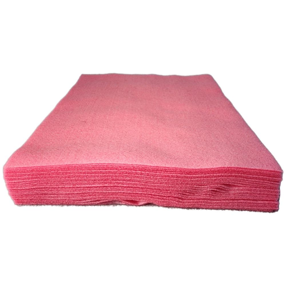 Multifeutre Craft Felt - 23cm x 30cm - Pink - 25 Pack