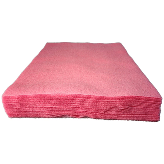 Multifeutre Craft Felt - 23cm x 30cm - Pink - 25 Pack