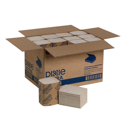 Georgia-Pacific Dixie Ultra Interfold 2-Ply Embossed Napkin - 24 Pack