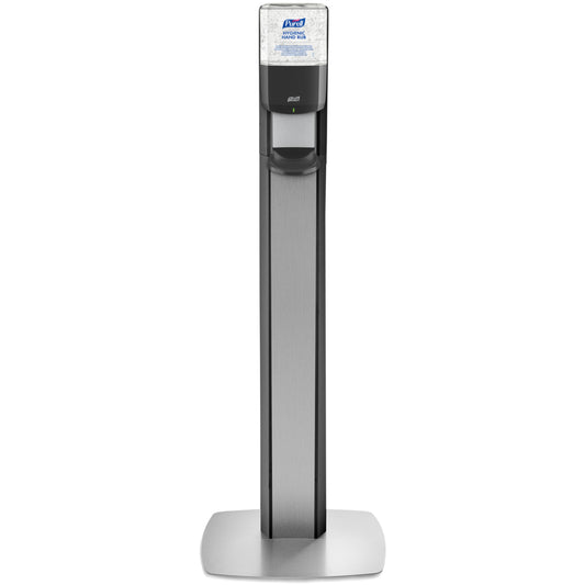 Purell Messenger ES8 Graphite Panel Floor Stand with Dispenser - Graphite