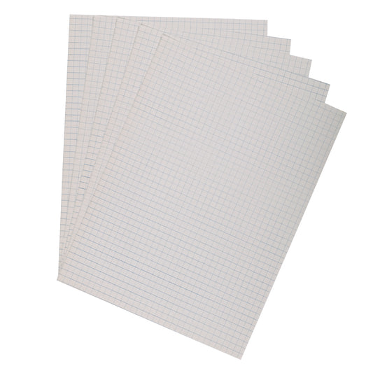 Papier millimétré North American Paper Inc. – Carré 4-1 – 8,5" x 11" – 96 feuilles