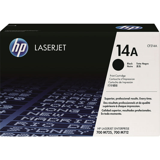 Cartouche de toner noir HP 14A (CF214A) LaserJet d'origine