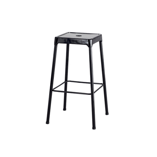 Safco 29" Steel Bar Height Stool -  Black