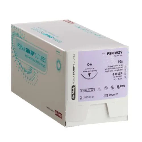 HF PSN493V 5-0 PGA, Undyed 18" C-3 3/8 Cir. Premium