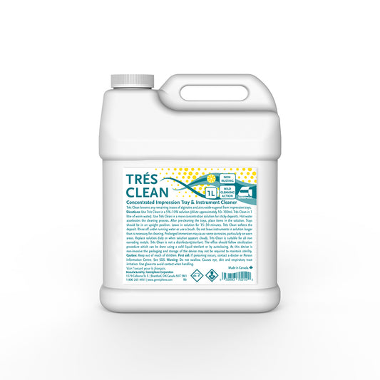 Trés Clean | Concentrated Impression Tray & Instrument Cleaner