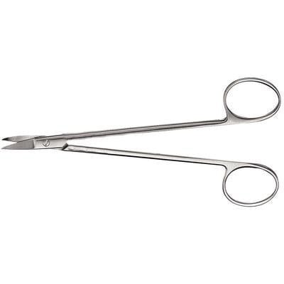 Quinby Gum Scissor, Curved, Beveled Short Blades, 12CM - D2D HealthCo.