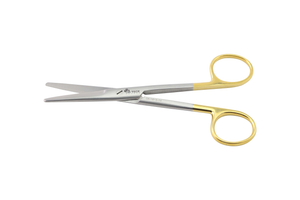 HiTeck Mayo Scissor, Straight, Beveled Blades, Tungsten Carbide, 14.5CM - D2D HealthCo.