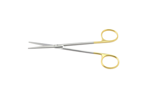 HiTeck Metzenbaum Fine (Delicate) Scissor, Straight, Blunt, Tungsten Carbide, 14.5CM - D2D HealthCo.