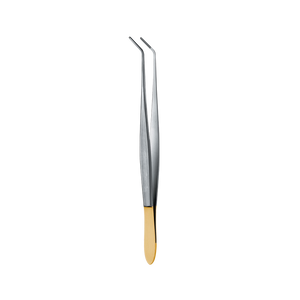 Cushing Dressing Forcep, Serrated, Angled, Tungsten Carbide, 18CM