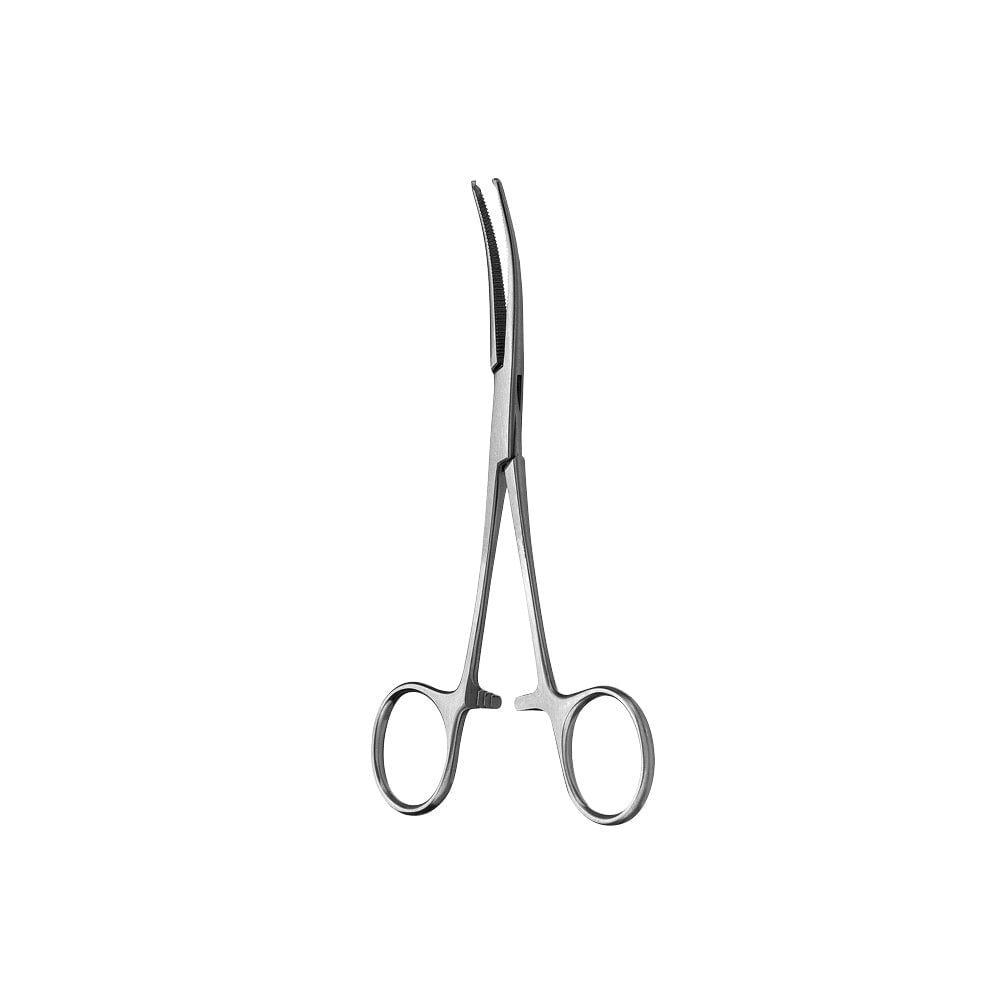 Ochsner Kocher Artery Forcep, Fine, 1x2 Teeth, Curved, Serrated, 14CM - D2D HealthCo.