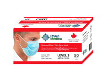 Load image into Gallery viewer, ASTM Level 3 Elite Mask - Box/50 masks - D2D HealthCo.

