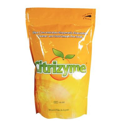 Citrizyme Concentrated Enzymatic Evacuation System Cleaner Unit Dose, 50/Pack