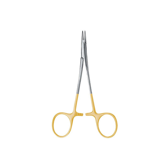Halsey Needle Holder, 13CM, Tunsgten Carbide (3-0,4-0,5-0,6-0) - D2D HealthCo.