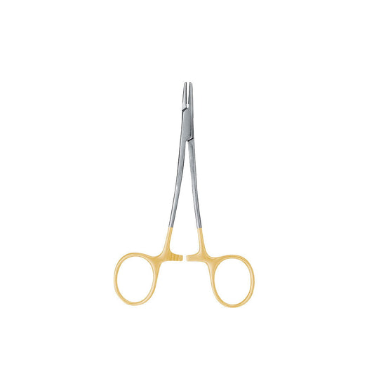 Halsey Smooth Needle Holder, 13CM, Tumgsten Carbide (8-0,9-0,10-0) - D2D HealthCo.