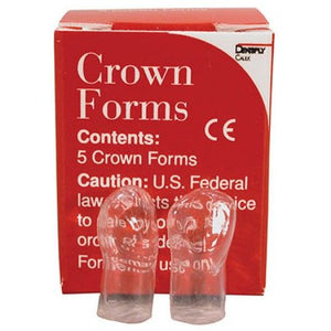 Crown Forms, Clear, Celluloid. 5/Pk