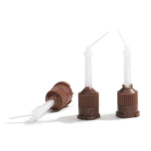 Mixing Tip - Brown With Clear Core + Intra-Oral Tip (50 Pieces) - D2D HealthCo.