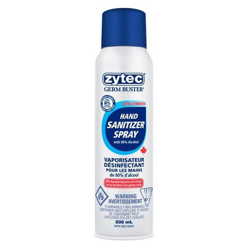 Zytec Germ Buster Spray désinfectant pour les mains extra fort 500 ML