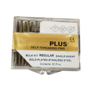 Self-Threading Pin System Link Plus Refill (50), Regular Single Gold