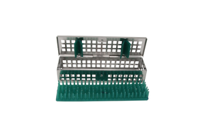 Sterilization Cassette for Clamps, Small Parts & Handpieces, With Silicone Mat - 150x40x30, Non Detachable - D2D HealthCo.