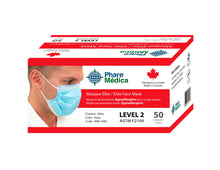 Load image into Gallery viewer, ASTM Level 2 Elite Mask - Box/50 masks - D2D HealthCo.
