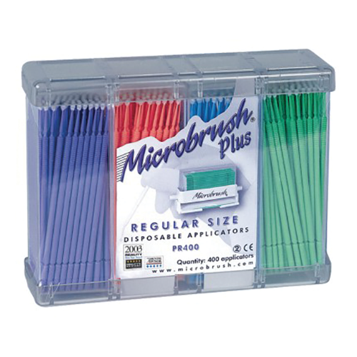 MicroBrush Plus Refill, Regular, Assorted Colors 400/Pack