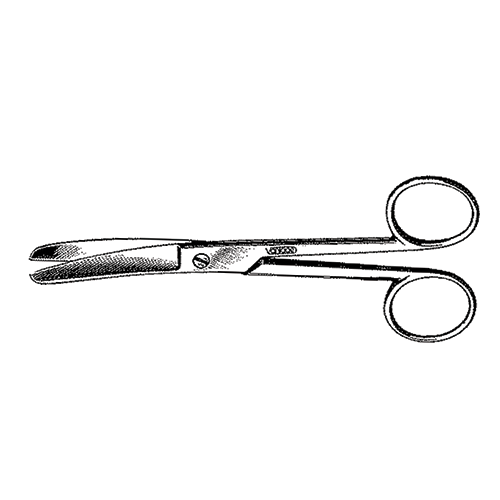 Operating Scissors. Blunt-Blunt Point 5.5". Curved