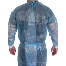 Load image into Gallery viewer, Disposable Isolation Gowns - Knitted Cuff - Level 1 - CASE (100 pieces)
